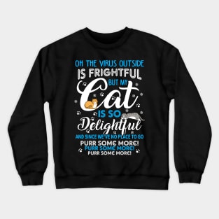 Meowy Christmas Crewneck Sweatshirt